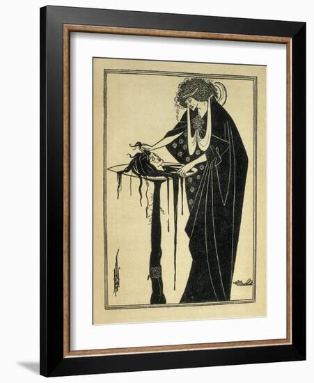 Salome-Aubrey Beardsley-Framed Art Print