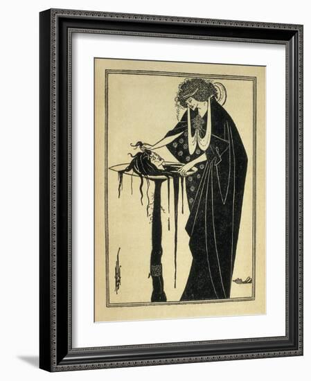 Salome-Aubrey Beardsley-Framed Art Print