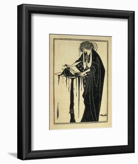 Salome-Aubrey Beardsley-Framed Premium Giclee Print