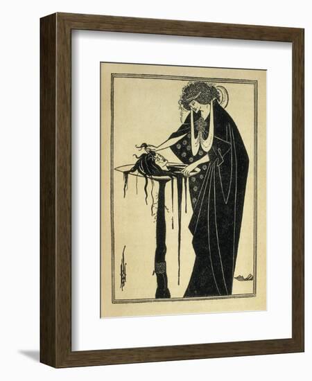 Salome-Aubrey Beardsley-Framed Art Print