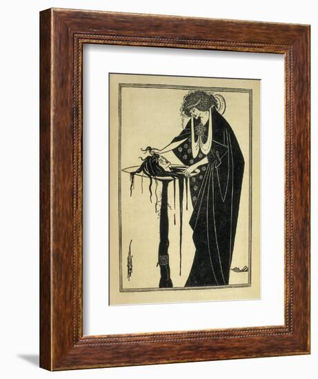 Salome-Aubrey Beardsley-Framed Art Print