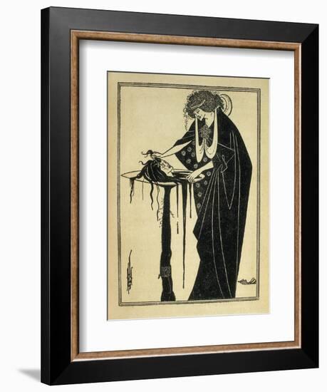 Salome-Aubrey Beardsley-Framed Art Print