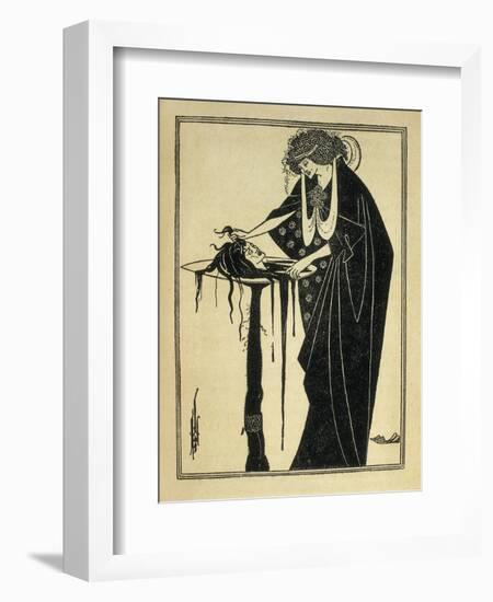 Salome-Aubrey Beardsley-Framed Art Print