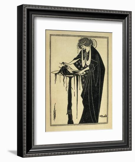 Salome-Aubrey Beardsley-Framed Art Print