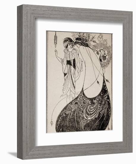 Salome-Aubrey Beardsley-Framed Art Print