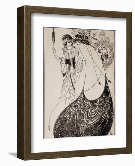 Salome-Aubrey Beardsley-Framed Art Print