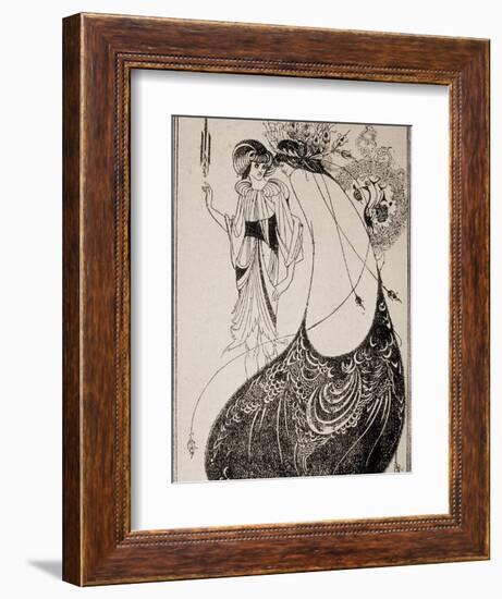 Salome-Aubrey Beardsley-Framed Art Print