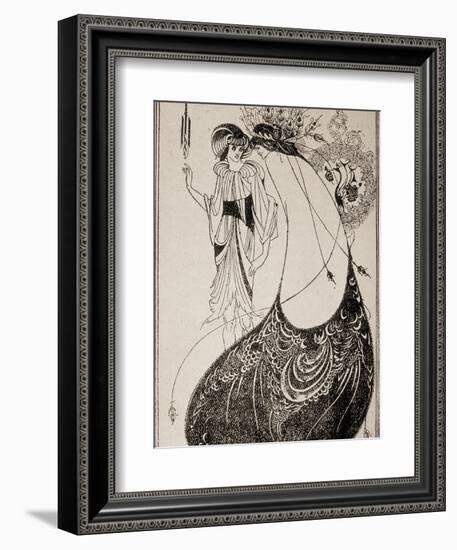 Salome-Aubrey Beardsley-Framed Art Print