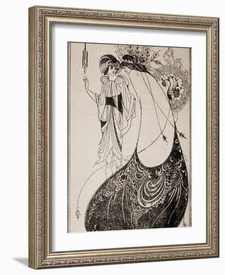 Salome-Aubrey Beardsley-Framed Art Print