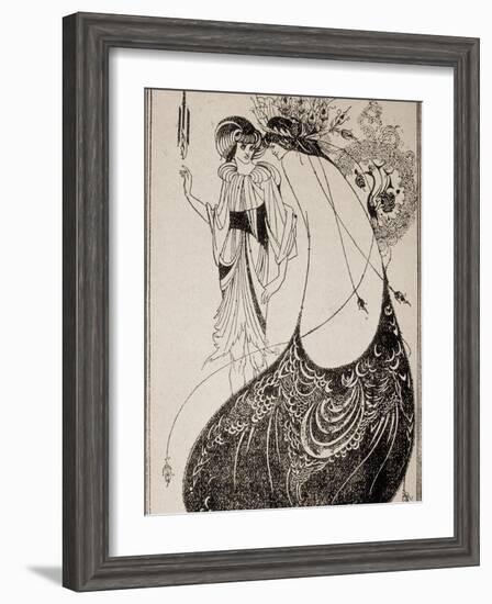 Salome-Aubrey Beardsley-Framed Art Print