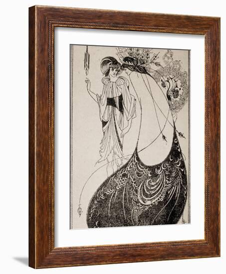 Salome-Aubrey Beardsley-Framed Art Print