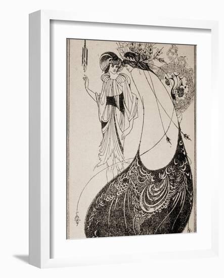 Salome-Aubrey Beardsley-Framed Art Print