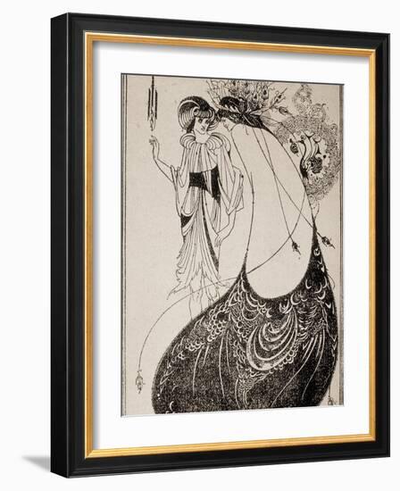 Salome-Aubrey Beardsley-Framed Art Print