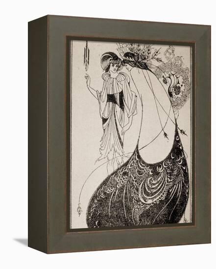 Salome-Aubrey Beardsley-Framed Stretched Canvas