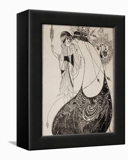 Salome-Aubrey Beardsley-Framed Stretched Canvas