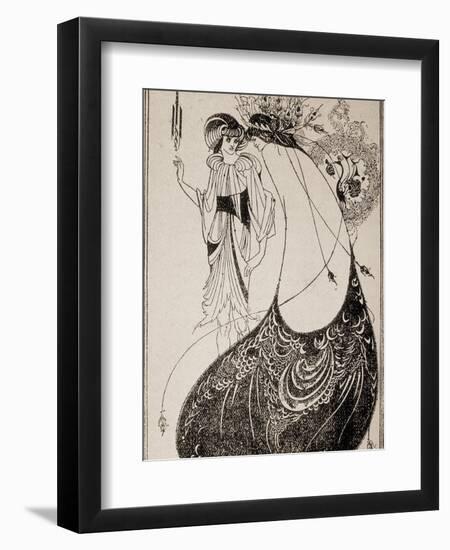 Salome-Aubrey Beardsley-Framed Premium Giclee Print