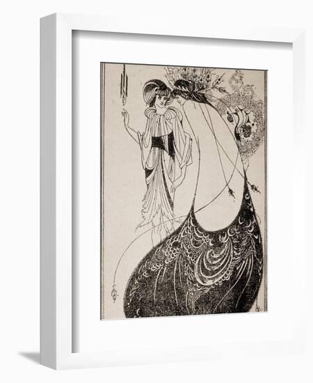 Salome-Aubrey Beardsley-Framed Premium Giclee Print