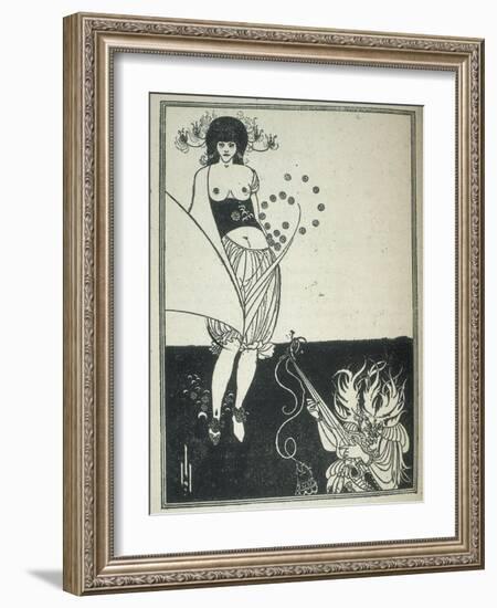 Salome-Aubrey Beardsley-Framed Art Print