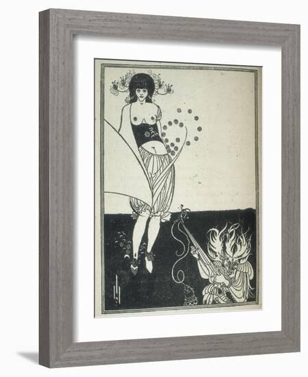 Salome-Aubrey Beardsley-Framed Art Print