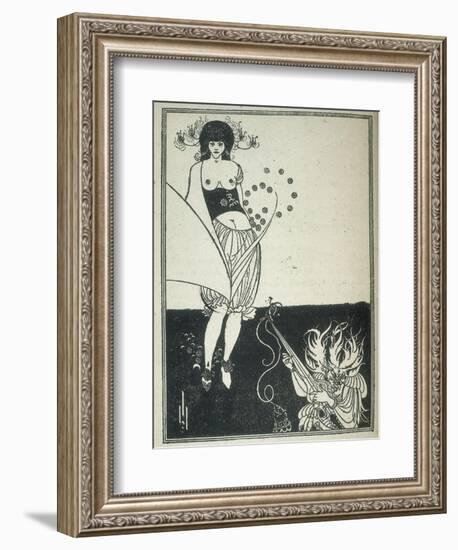 Salome-Aubrey Beardsley-Framed Art Print