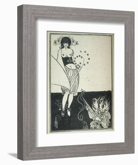 Salome-Aubrey Beardsley-Framed Art Print