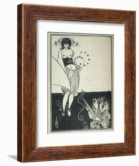 Salome-Aubrey Beardsley-Framed Art Print