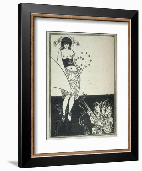 Salome-Aubrey Beardsley-Framed Art Print