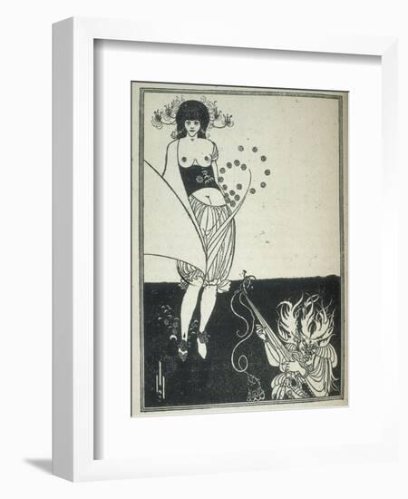 Salome-Aubrey Beardsley-Framed Art Print