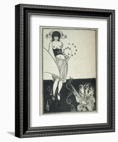 Salome-Aubrey Beardsley-Framed Art Print