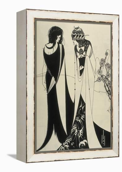 Salome-Aubrey Beardsley-Framed Stretched Canvas