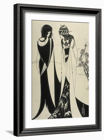 Salome-Aubrey Beardsley-Framed Art Print