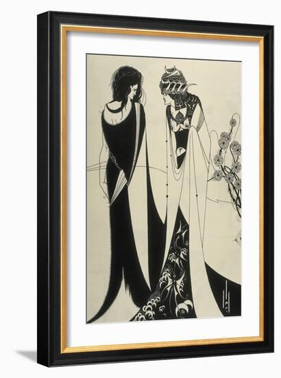 Salome-Aubrey Beardsley-Framed Art Print