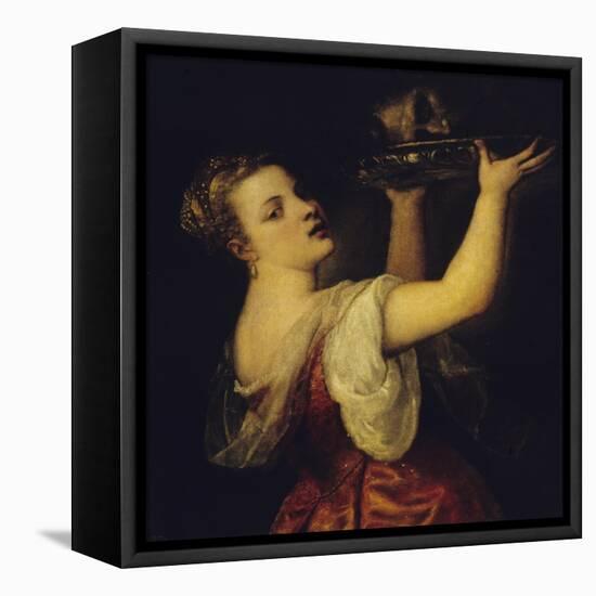Salome-Titian (Tiziano Vecelli)-Framed Premier Image Canvas