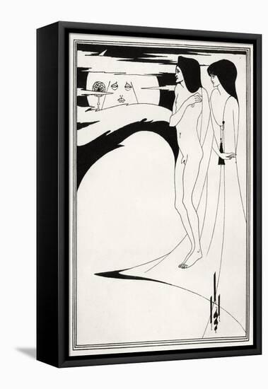 ' Salome '-Aubrey Beardsley-Framed Premier Image Canvas