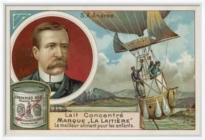 Salomon August Andree, Swedish Balloonist and Arctic Explorer' Giclee Print  | Art.com