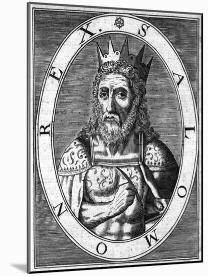 Salomon Rex'. Portrait of King Solomon-null-Mounted Giclee Print