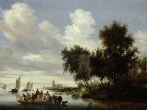 The Water Coach-Salomon van Ruysdael-Giclee Print