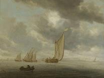 Drawing of the Eel-Salomon van Ruysdael-Art Print