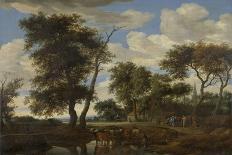Landscape with a Path-Salomon van Ruysdael-Giclee Print