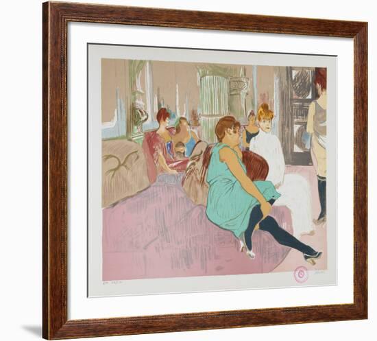 Salon After Toulouse-Lautrec-Laurent Salinas-Framed Collectable Print