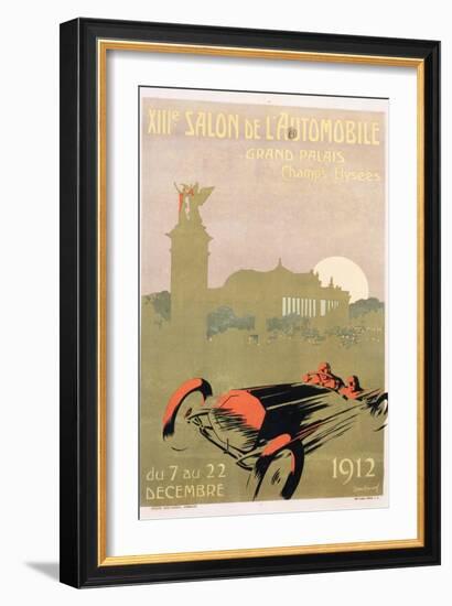 Salon De L'Automobile Poster-Rene Roussef-Framed Giclee Print