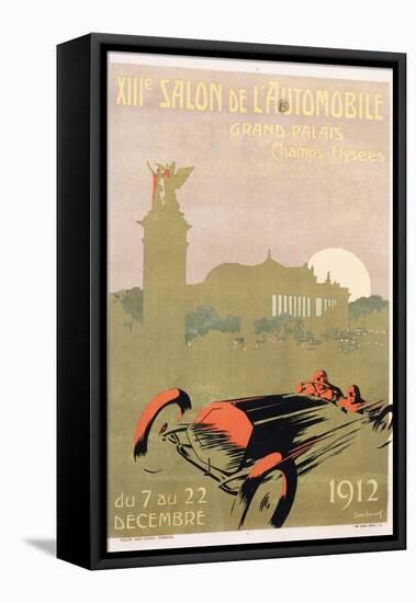 Salon De L'Automobile Poster-Rene Roussef-Framed Premier Image Canvas