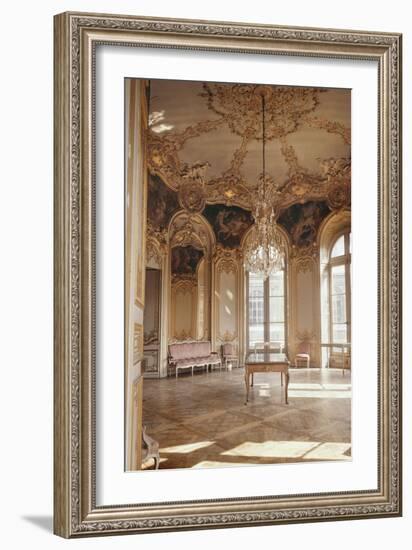 Salon de la Princesse de Soubise (salon ovale). Vue en hauteur-null-Framed Giclee Print