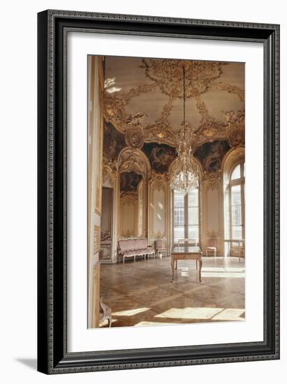 Salon de la Princesse de Soubise (salon ovale). Vue en hauteur-null-Framed Giclee Print