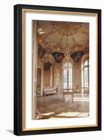 Salon de la Princesse de Soubise (salon ovale). Vue en hauteur-null-Framed Giclee Print