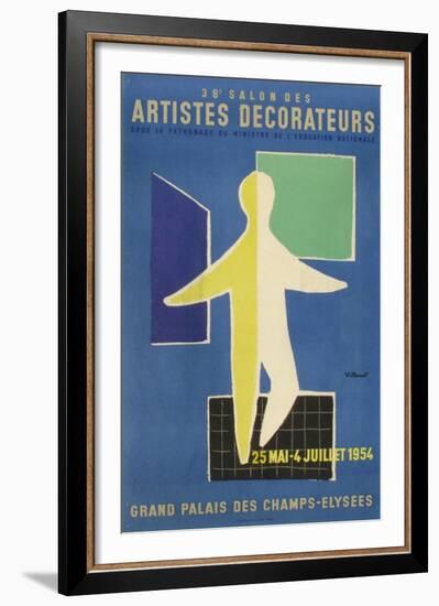 Salon des Artistes Décorateurs 1954-Bernard Villemot-Framed Premium Edition