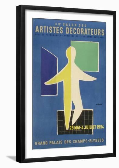 Salon des Artistes Décorateurs 1954-Bernard Villemot-Framed Premium Edition