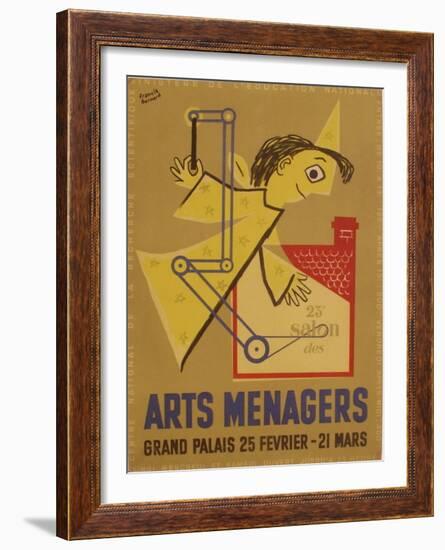 Salon des Arts Ménagers 54-Francis Bernard-Framed Collectable Print