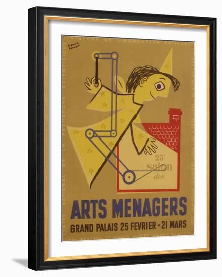 Salon des Arts Ménagers 54-Francis Bernard-Framed Collectable Print