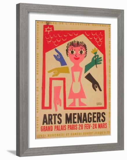 Salon des Arts Ménagers 57-Francis Bernard-Framed Collectable Print